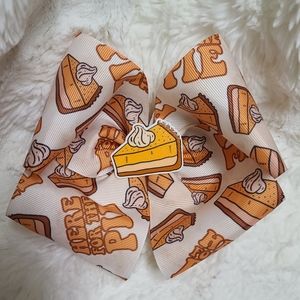 Here for the pie jumbo hair bow